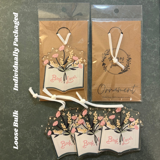 Bookstore Christmas Ornament: Individually Packaged
