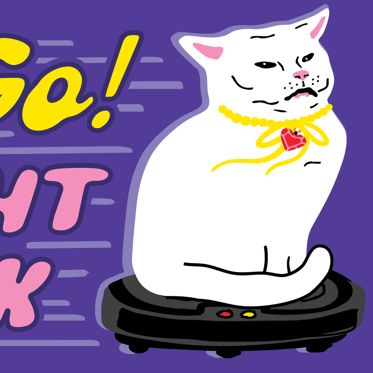 Gotta Go! Sticker, 2.25" x 5"