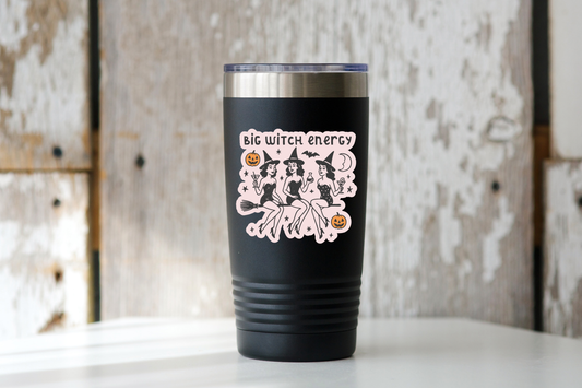 Big Witch Energy Sticker - fall, spooky, halloween, magic