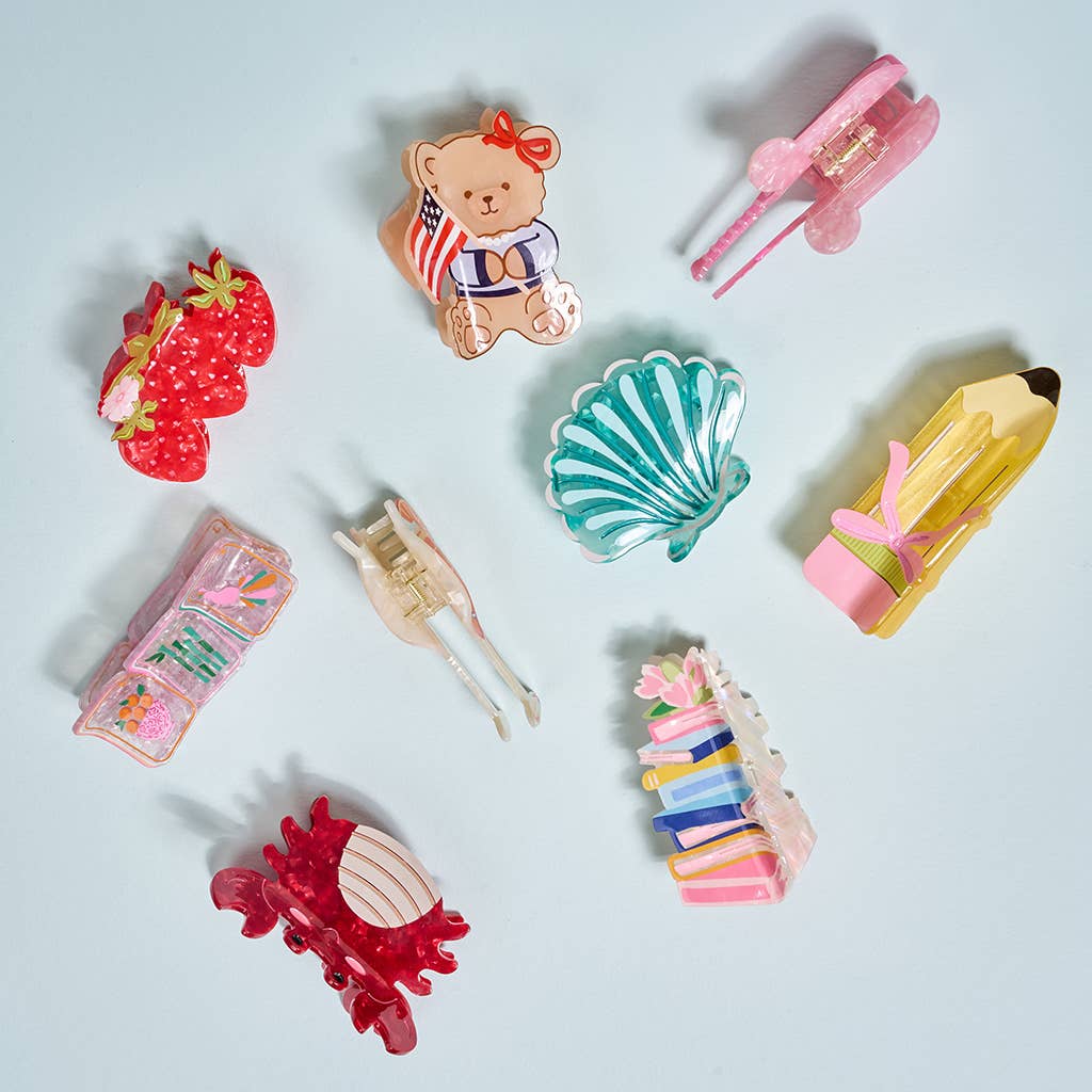Shape Up Claw Clip–Book Nook