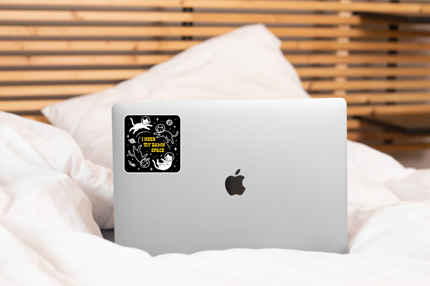 I Need My Damn Space Sticker - cat, kitten, pet store, shop