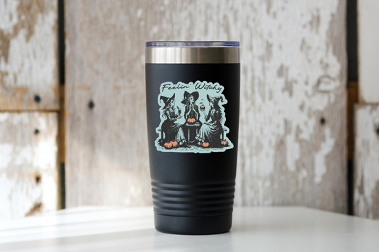 Feelin' Witchy Sticker - dark, spooky, halloween, pumpkin