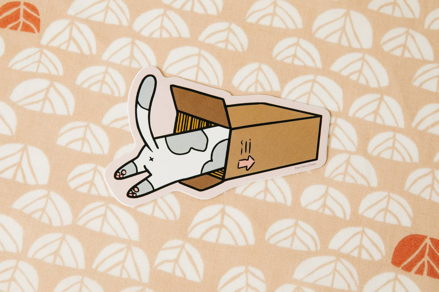Cat Box Vinyl Decal Sticker