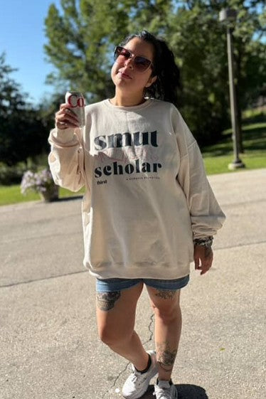 Smut Scholar - Cream Sweatshirt