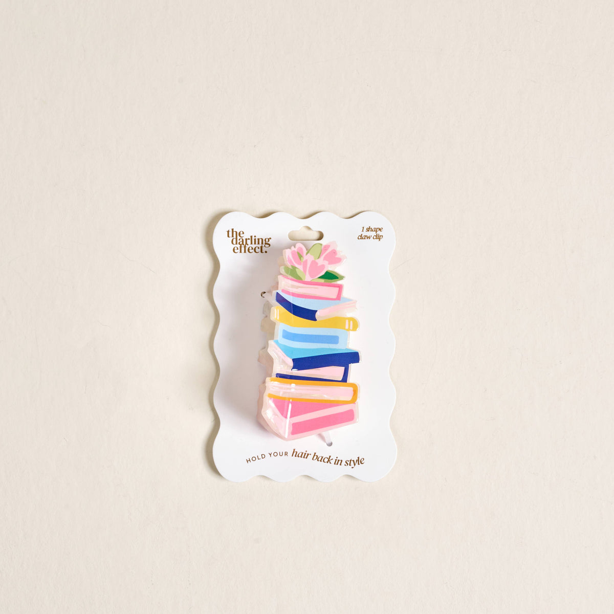 Shape Up Claw Clip–Book Nook