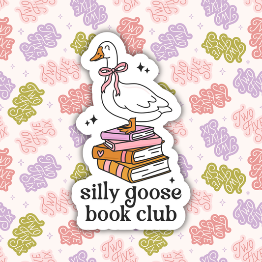 Silly Goose Book Club Sticker