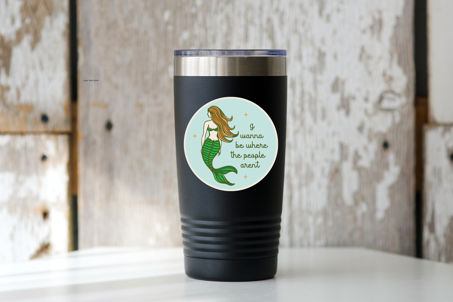 I Wanna Be Where the People Aren't Sticker - introvert, cute