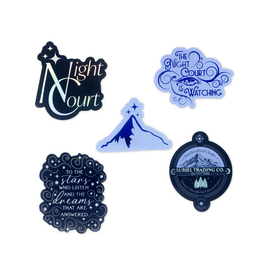 Jumbo Sticker Set, Night Court