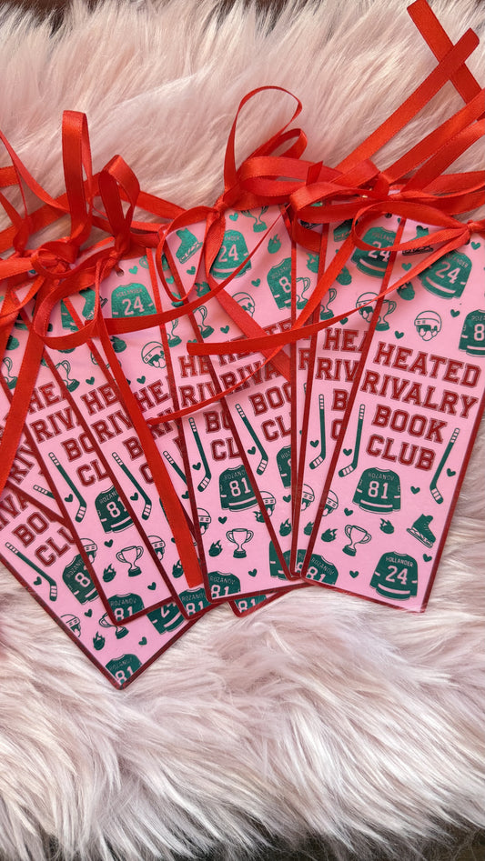 Heated Rivalry Foil Bookmark: Bow