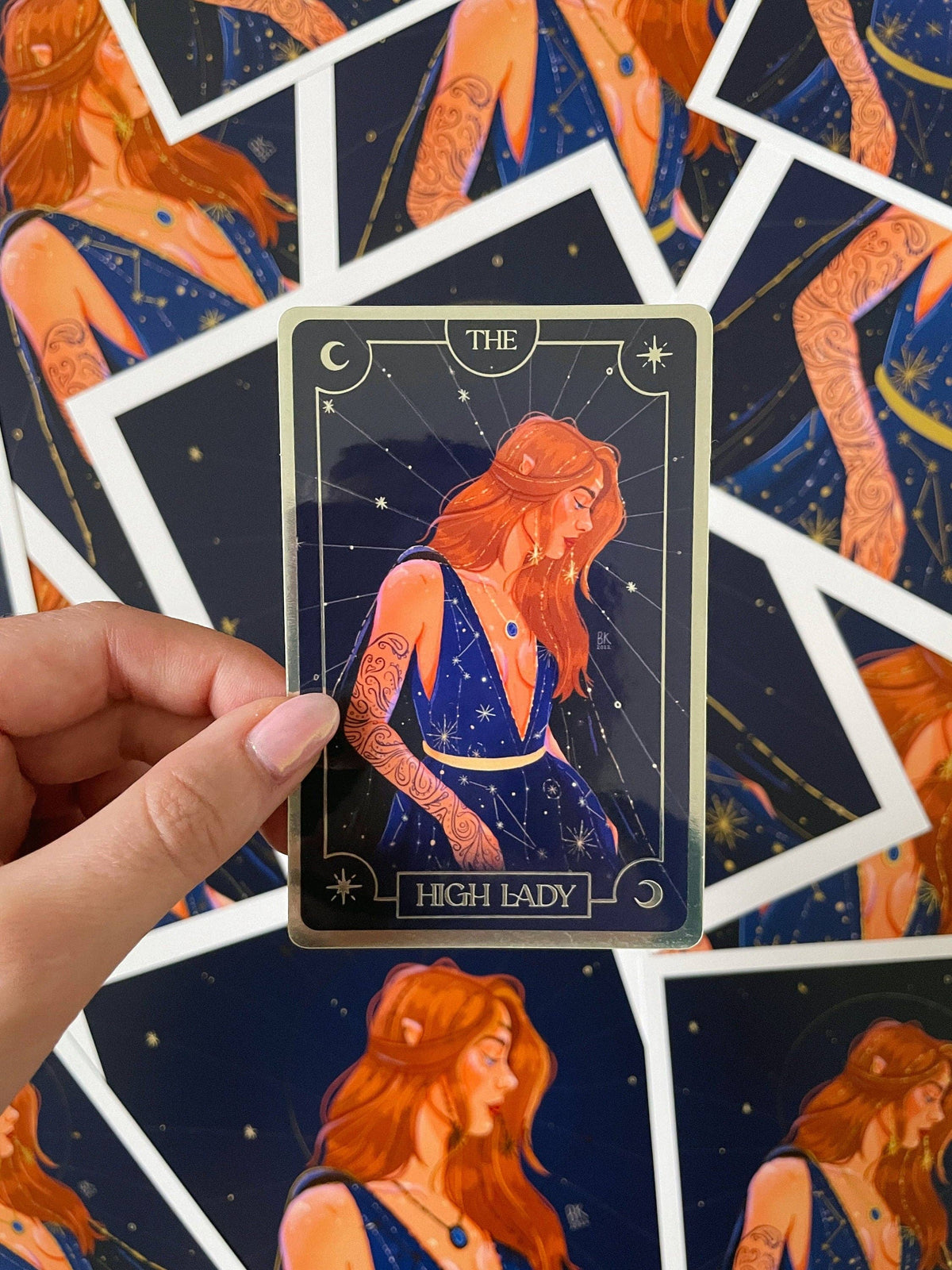 The High Lady Tarot Card Sticker