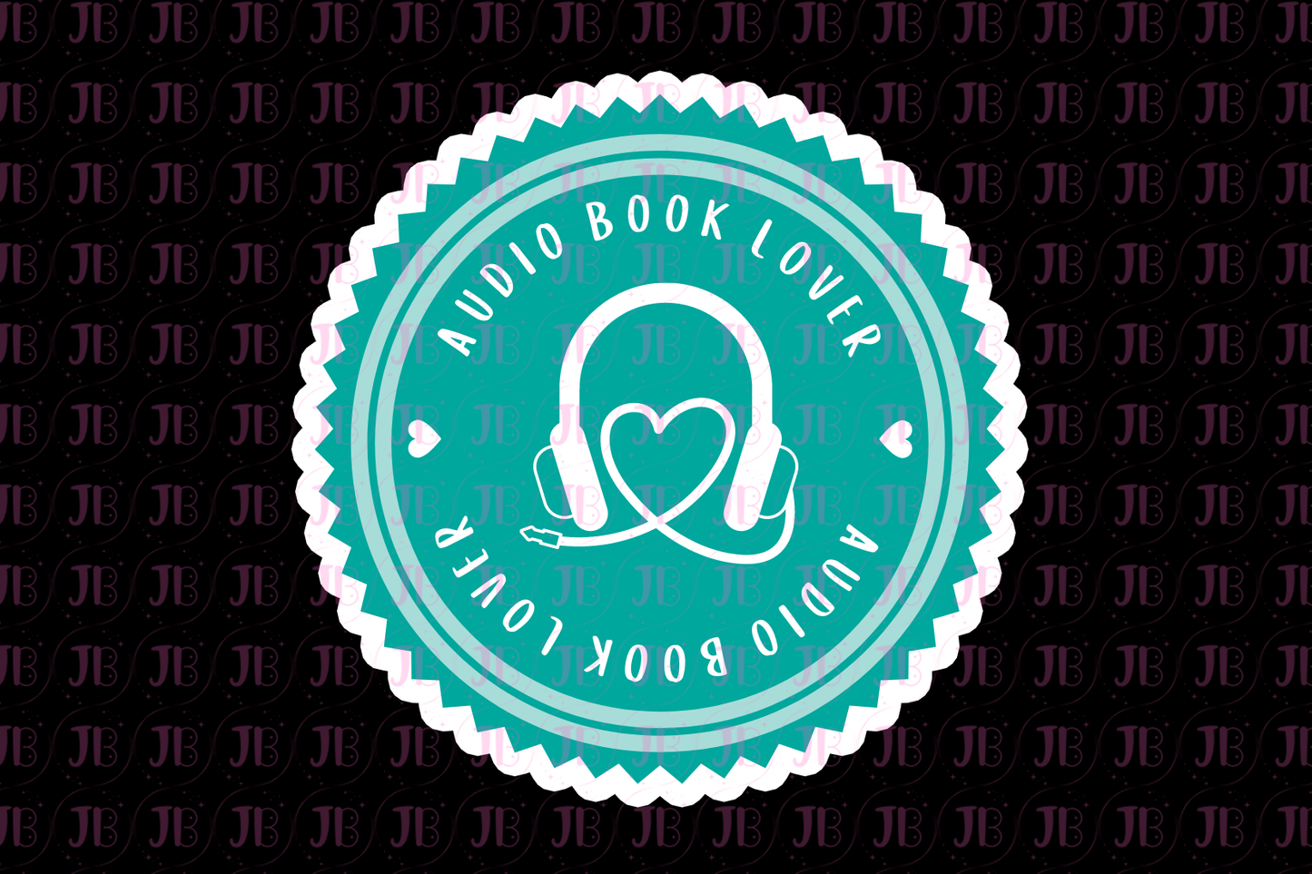 Audiobook Lover Vinyl Sticker – Bookish | Romance Reads