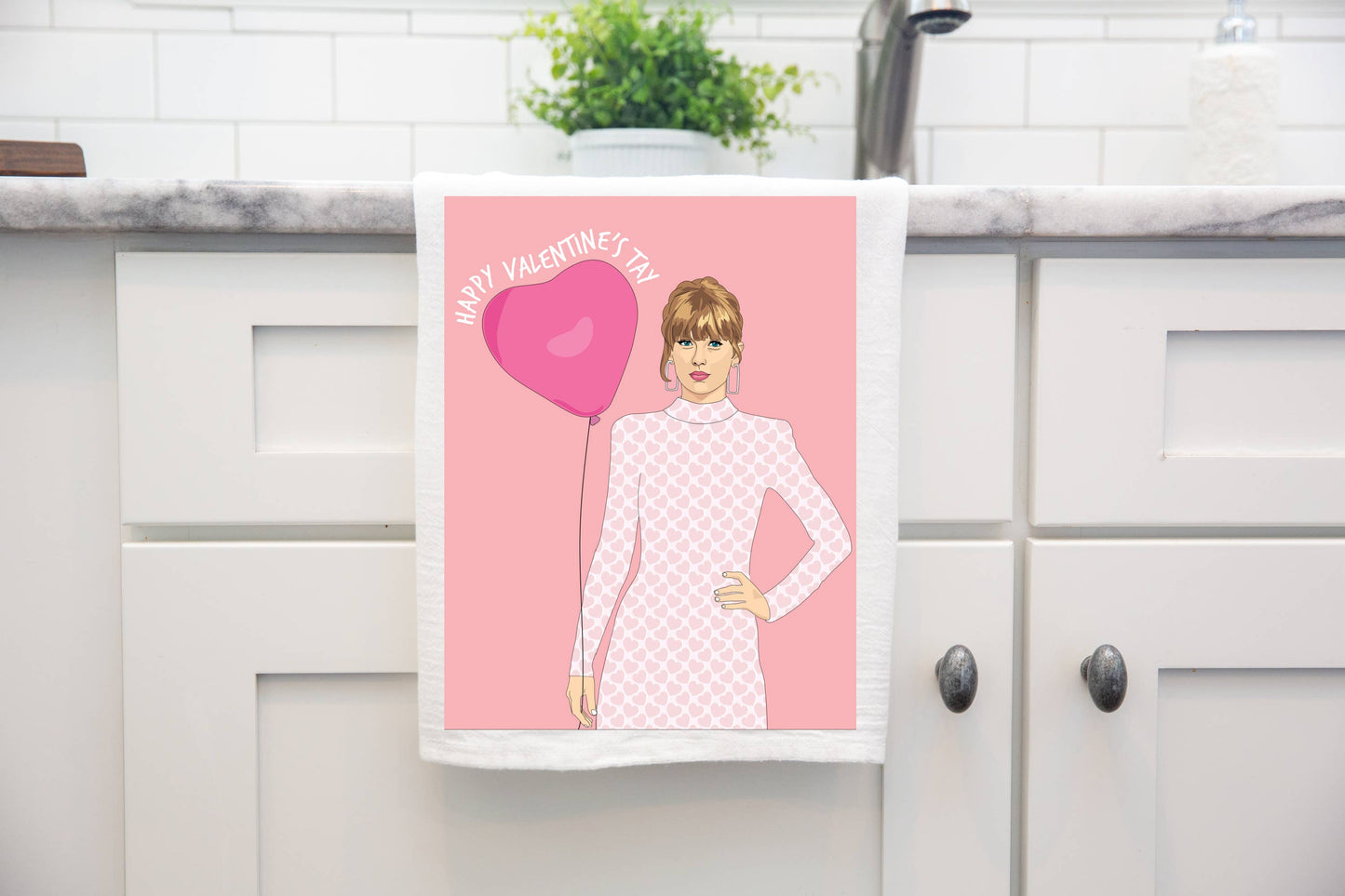 Happy Valentine's Tay Towel