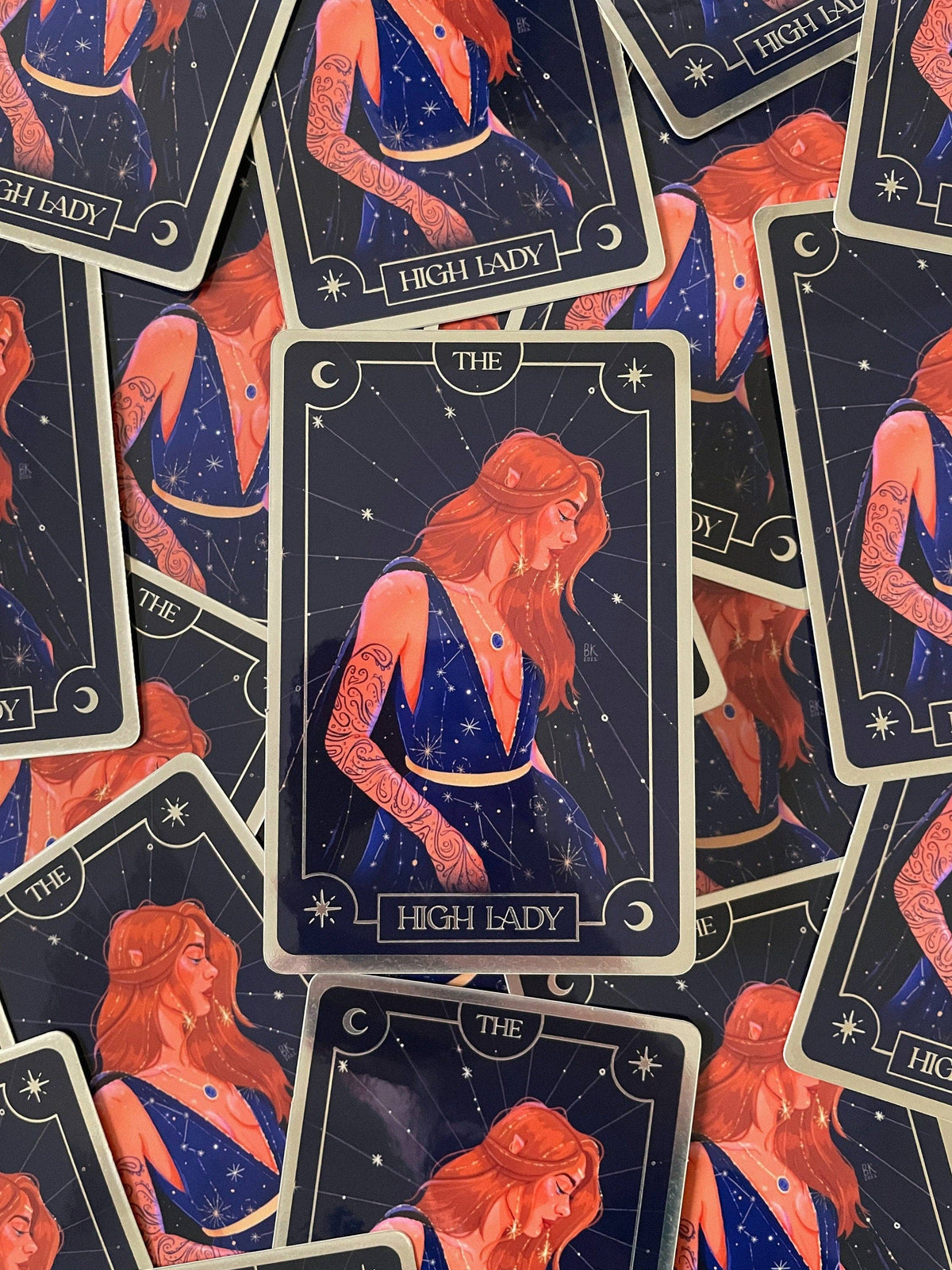 The High Lady Tarot Card Sticker