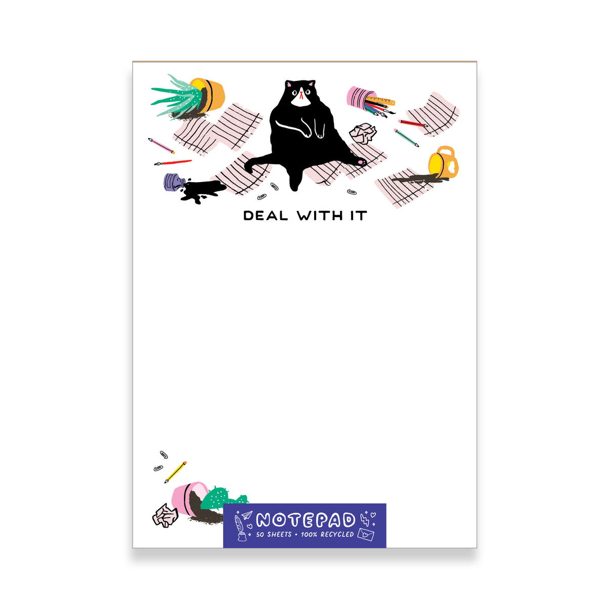 Deal With It Cat Notepad
