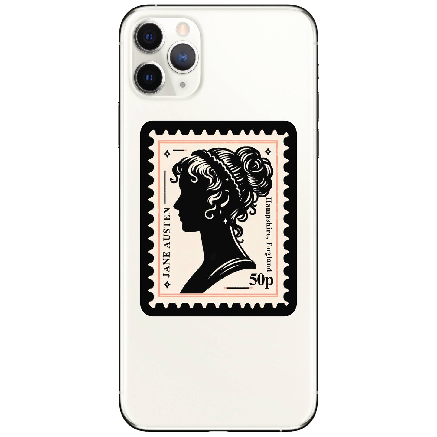 Jane Austen Feminist Book Read High Quality Vinyl Sticker