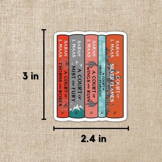 ACOTAR Series Stack Sticker | Sarah J. Maas