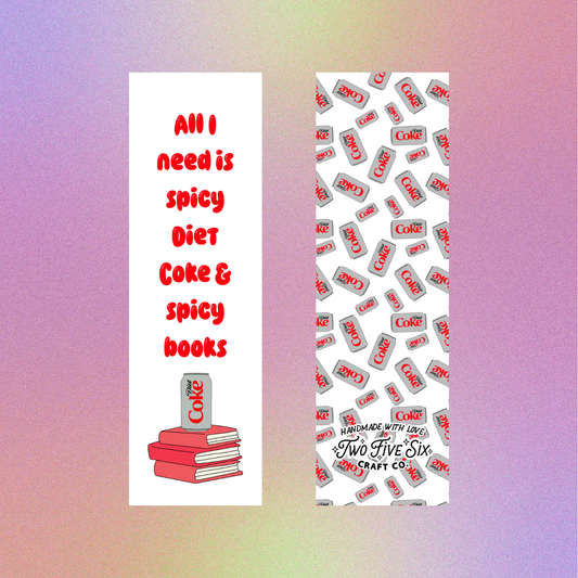 Sip, Spice, Repeat Handmade Bookmark 6.5 in