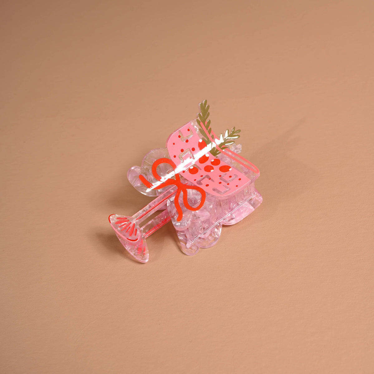 Shape Up Claw Clip-Cranberry Cosmo