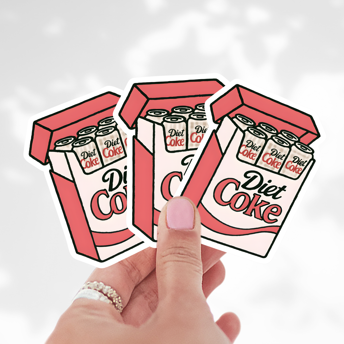 Diet Coke Fridge Pack Sticker