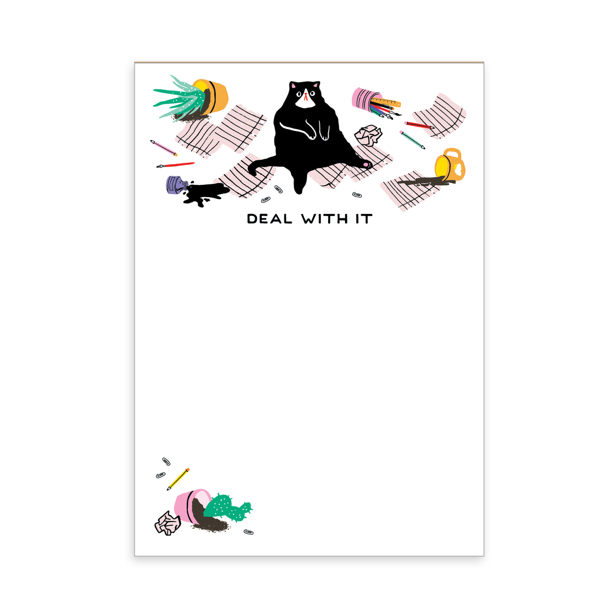 Deal With It Cat Notepad