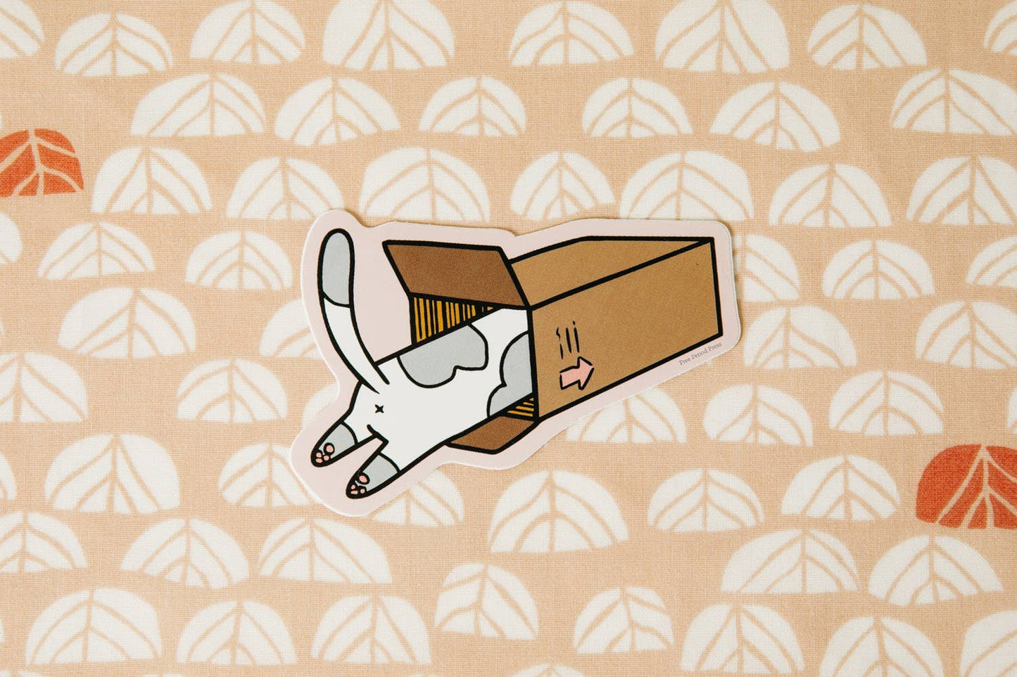 Cat Box Vinyl Decal Sticker