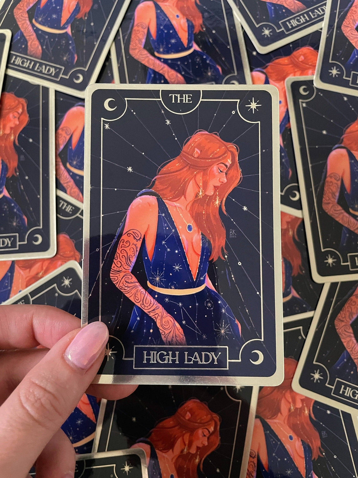 The High Lady Tarot Card Sticker