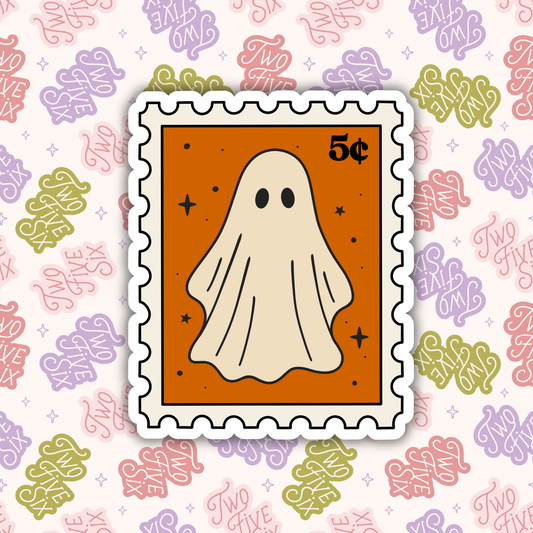 Ghost Stamp Sticker: Matte / Bulk / 3