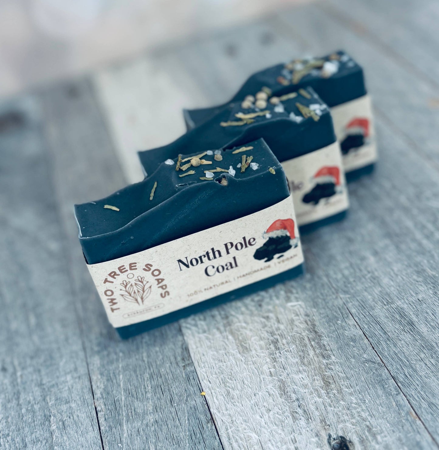 North Pole Coal - Natural Handmade Bar Soap