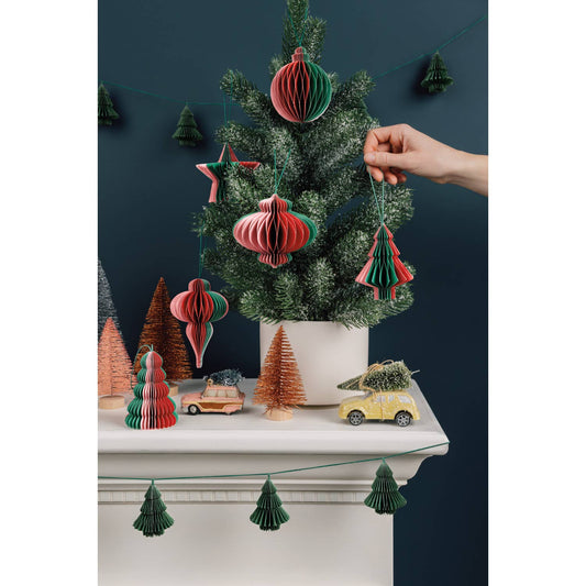 Bubble Tree Honeycomb Paper Christmas Tree Ornament