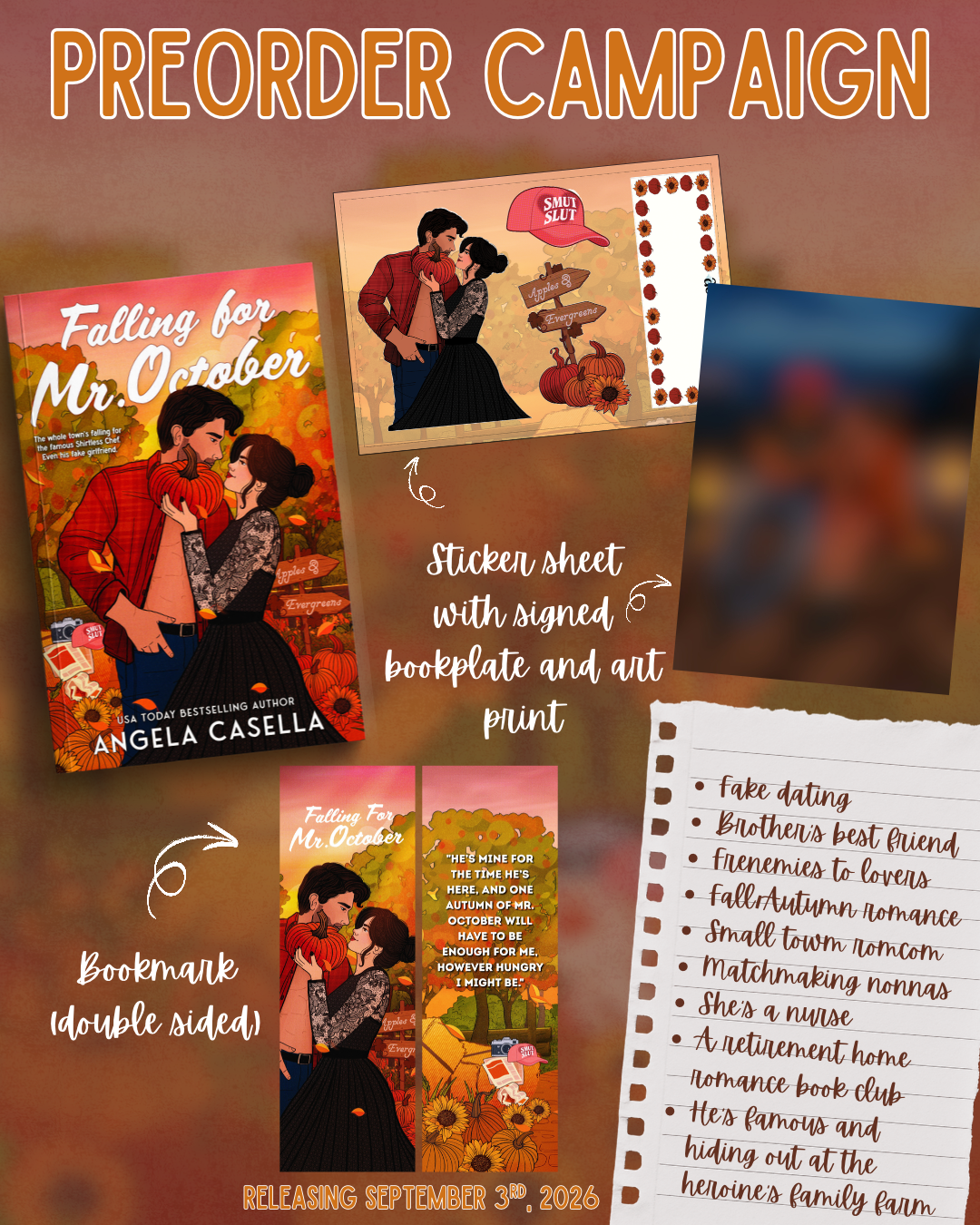 Falling for Mr. October: A Spicy Fall Romantic Comedy (Apple Ridge, Book 1)