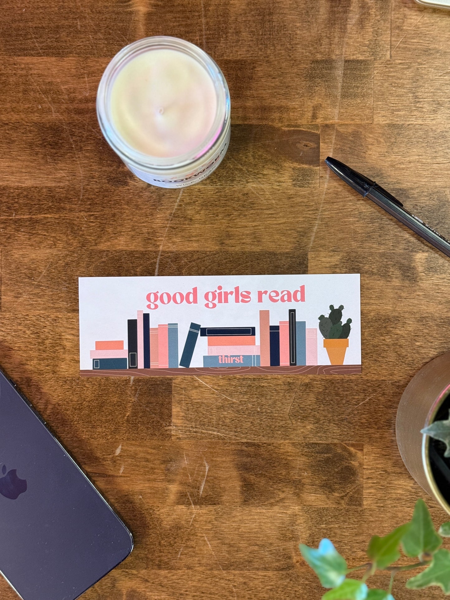 Large Thirst Bookmark
