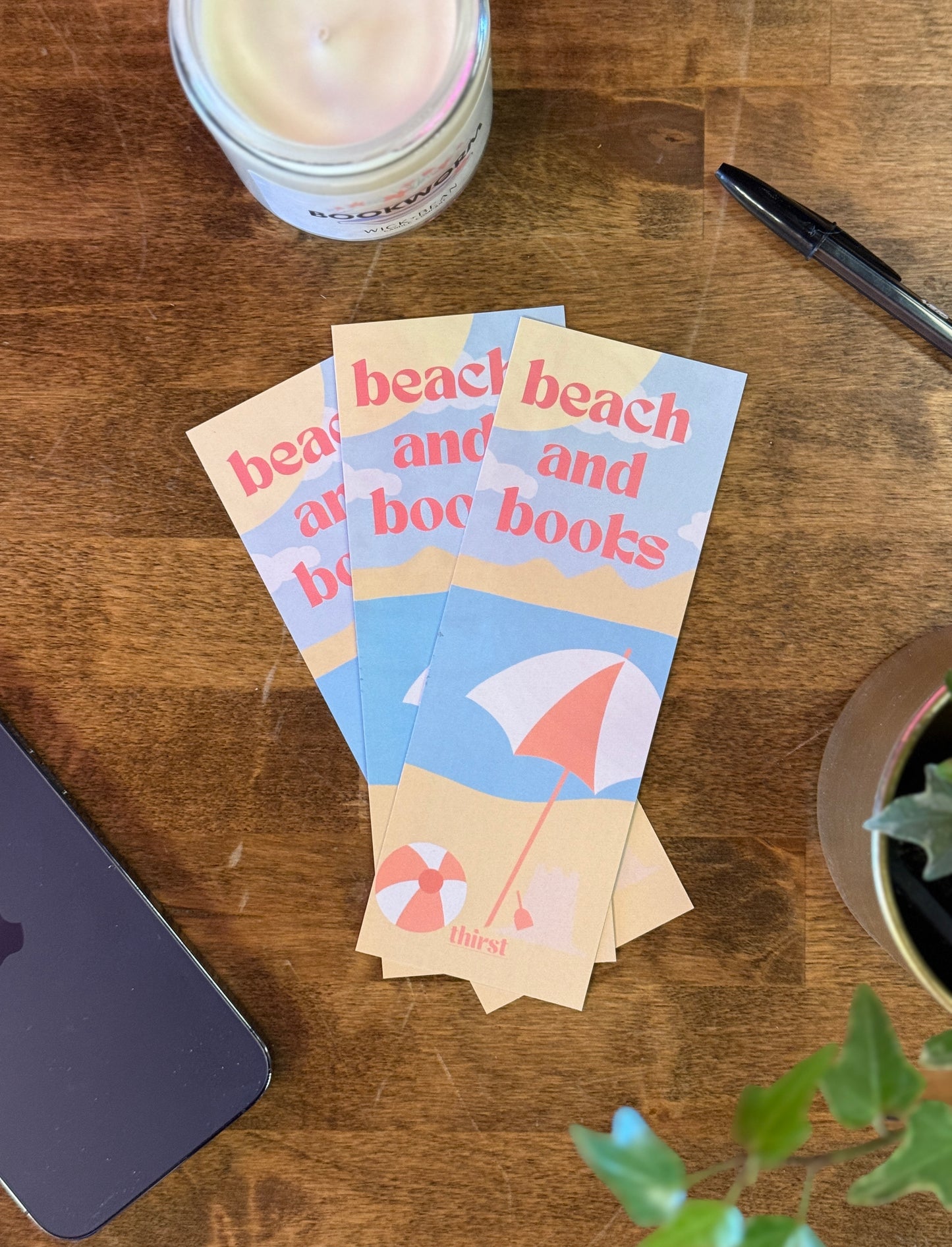 Large Thirst Bookmark