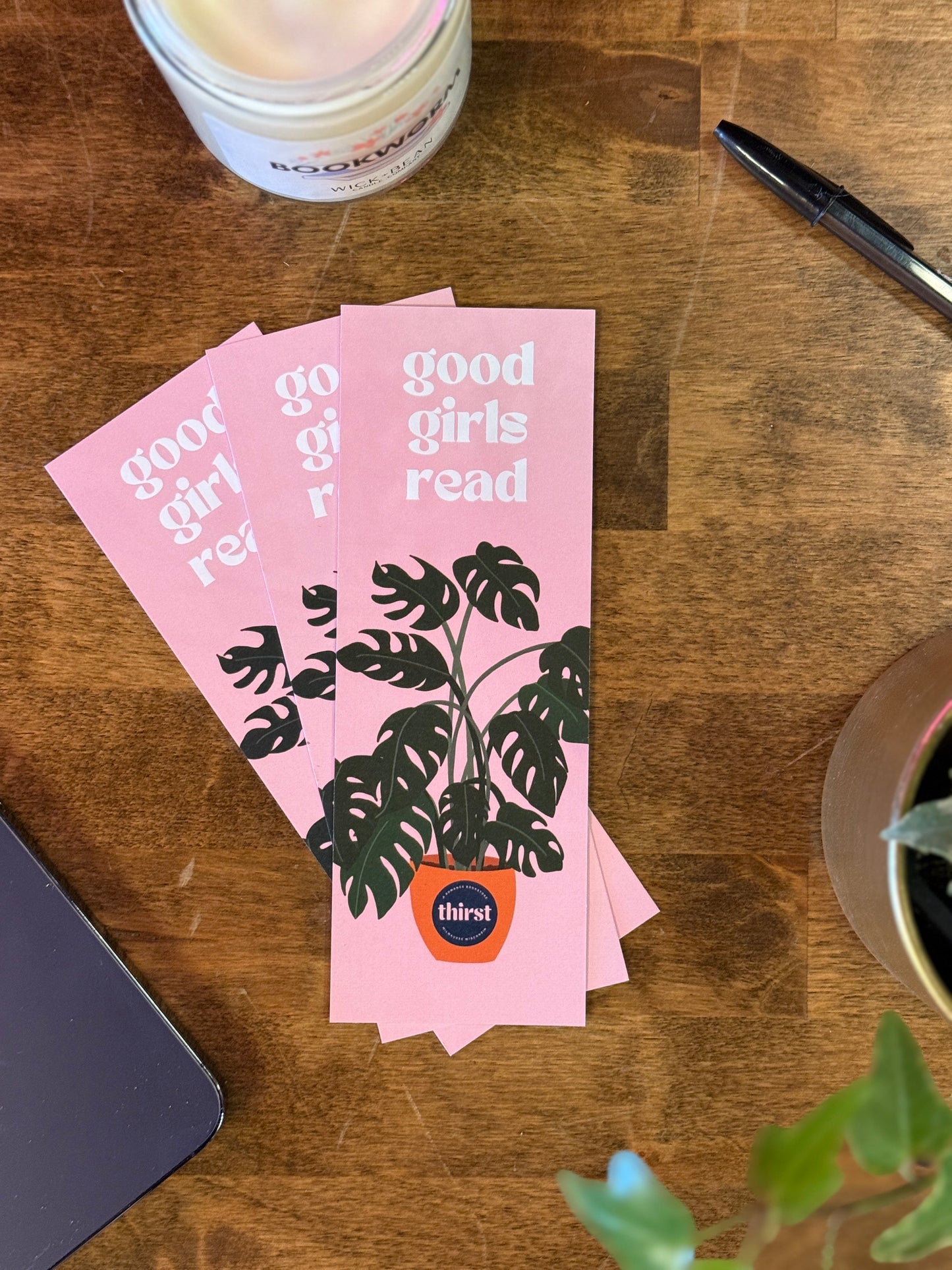 Large Thirst Bookmark