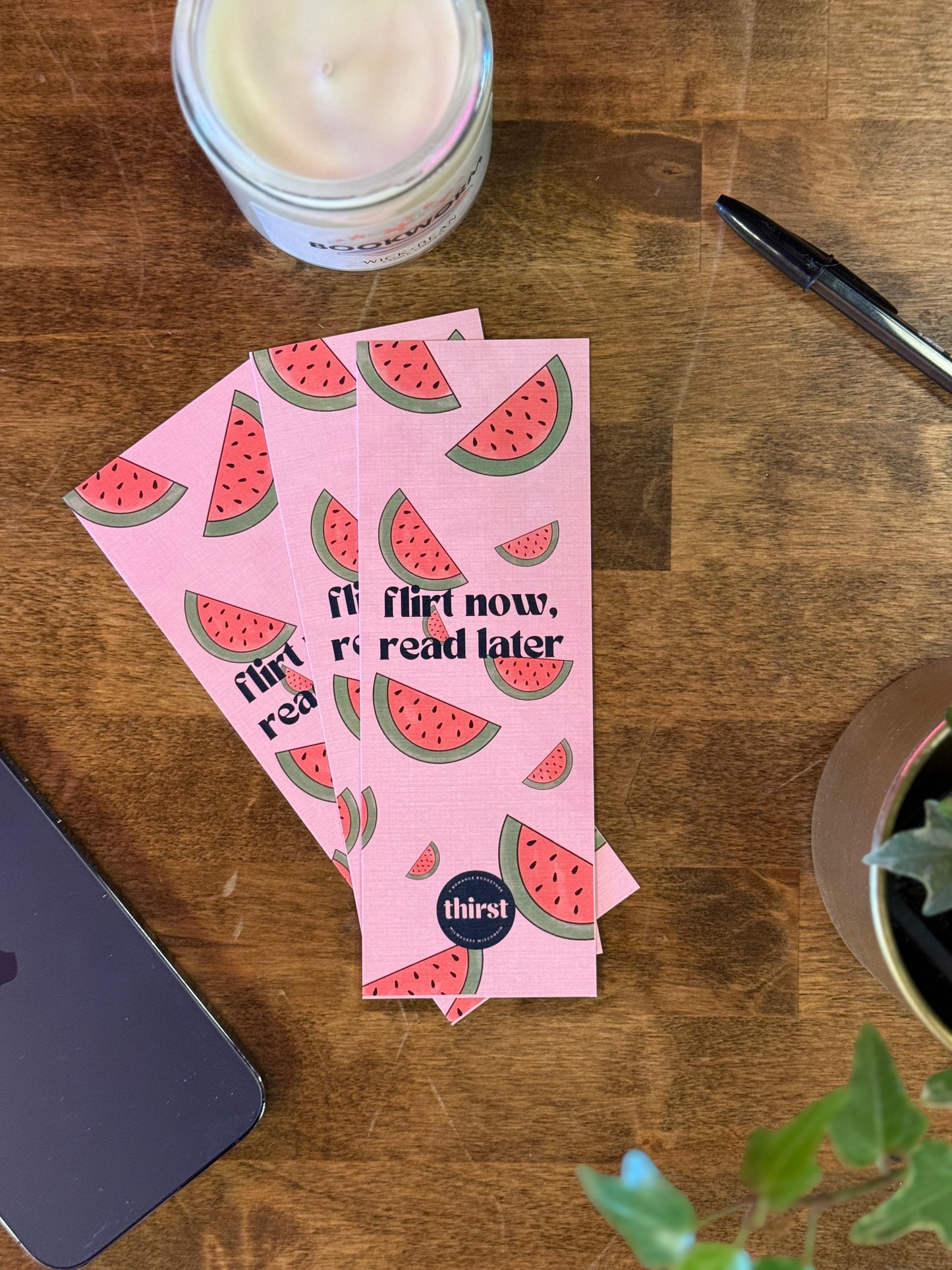 Large Thirst Bookmark