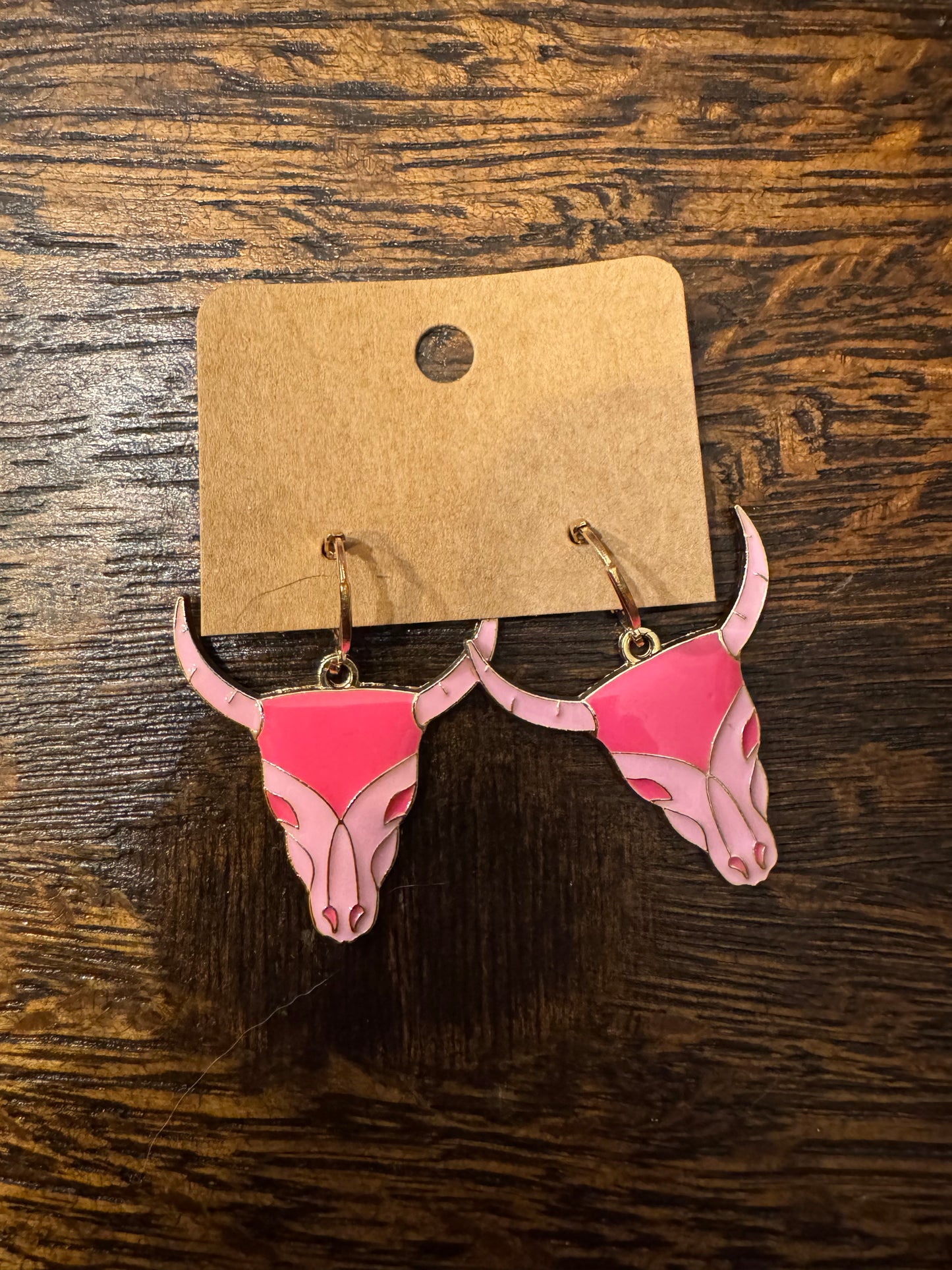 Enamel Cowboy Earrings