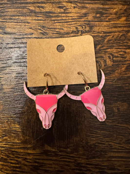 Enamel Cowboy Earrings