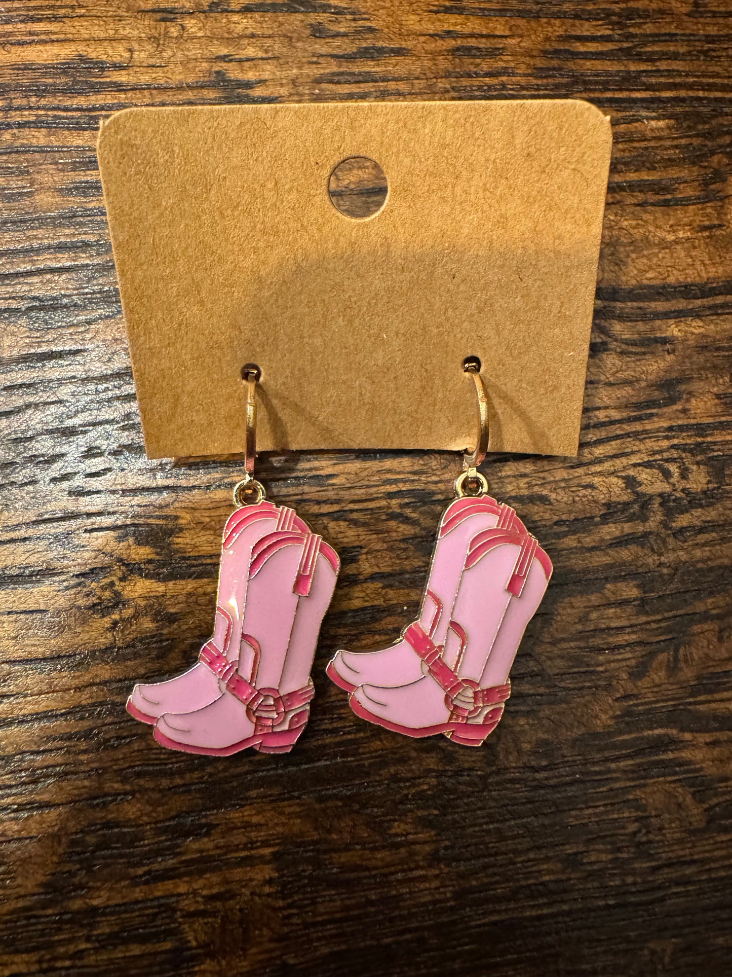 Enamel Cowboy Earrings