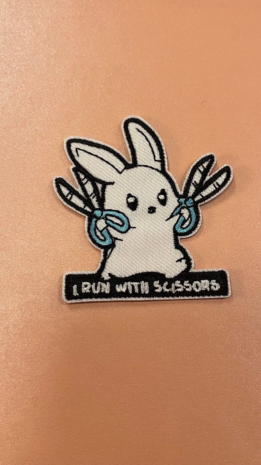 I Run With Scissors Patch