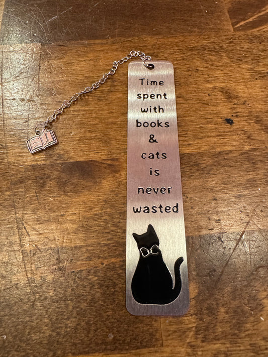 Time spent with cats - Metal Bookmark