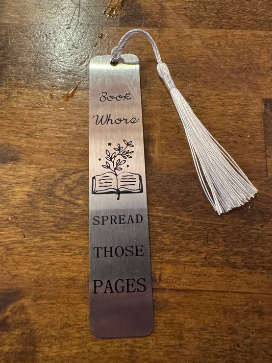 Book Whore - Metal Bookmark