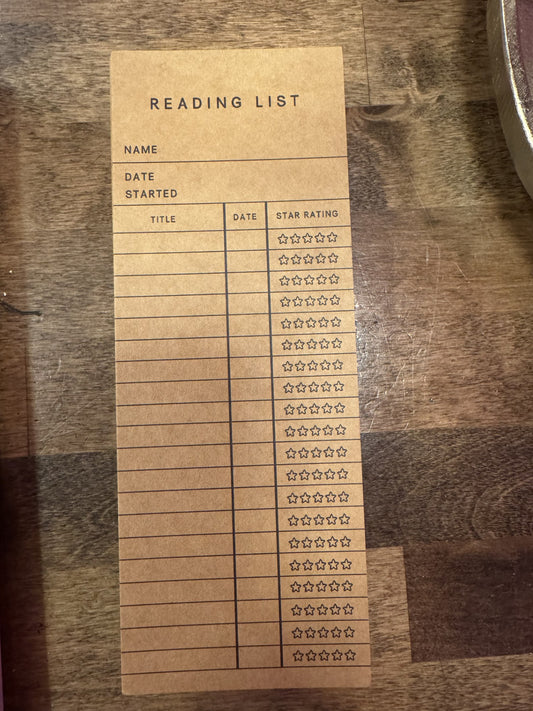 Reading List - Bookmark