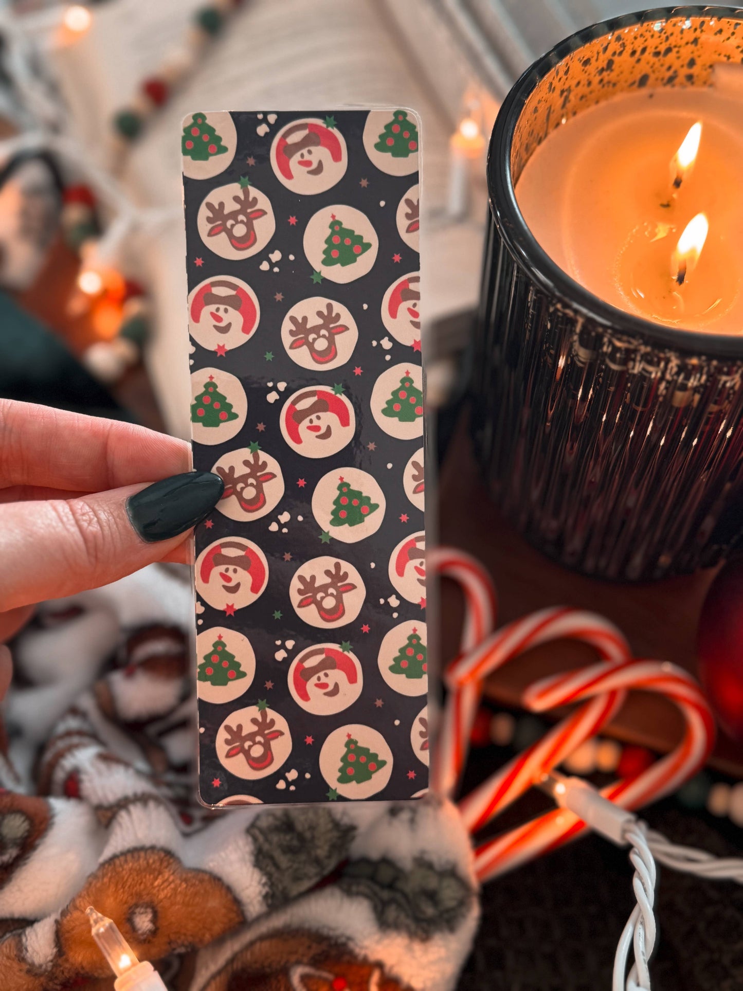 Christmas Cookie Bookmark: Tassel