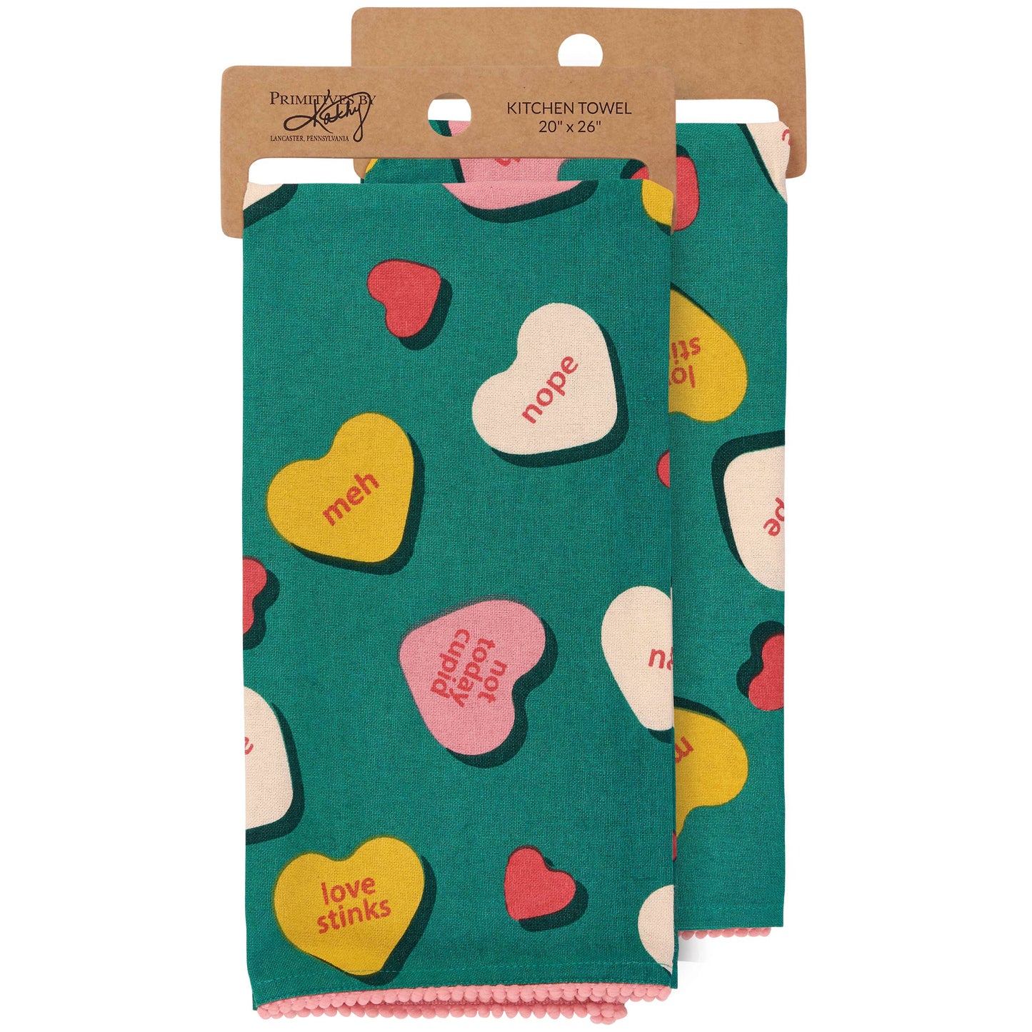 Anti Valentine Kitchen Towel
