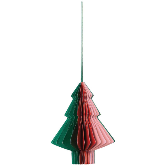 Geo Tree Honeycomb Paper Christmas Tree Ornament