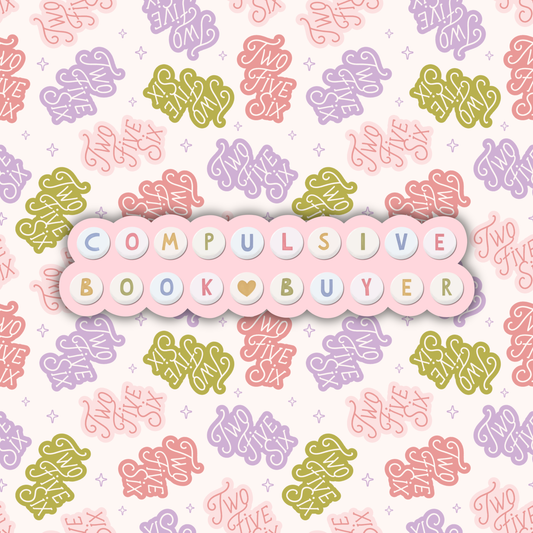 Compulsive Book Buyer Sticker