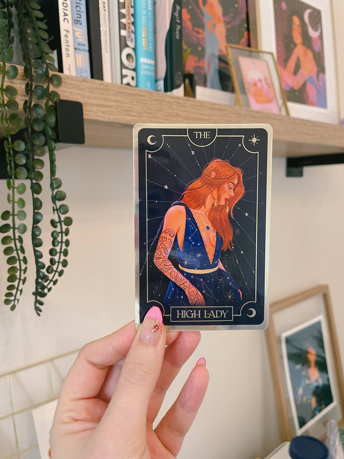 The High Lady Tarot Card Sticker