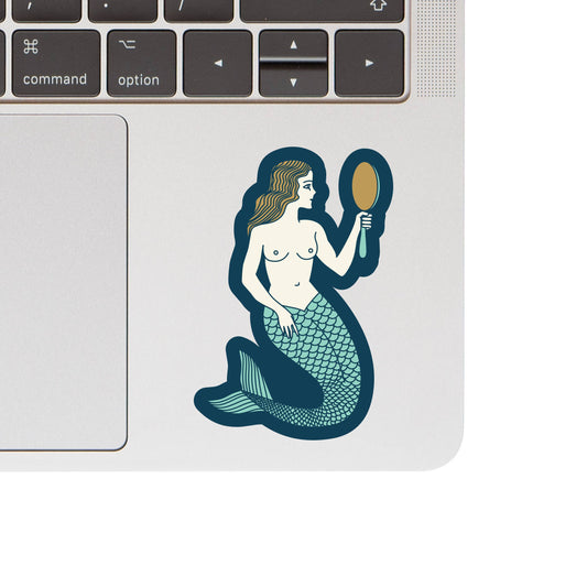 Mermaid Siren Tattoo Sailor High Quality Vinyl Sticker