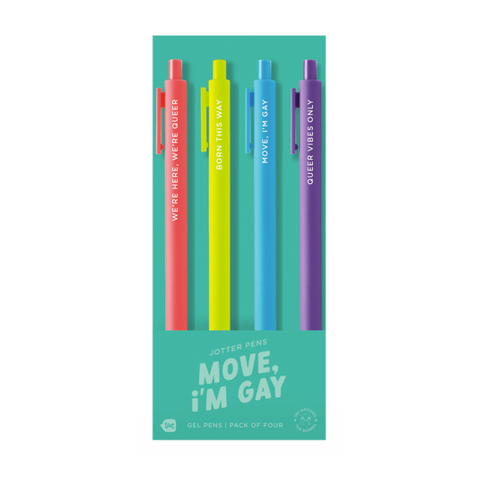 Move I'm Gay-Set of 4 Pens