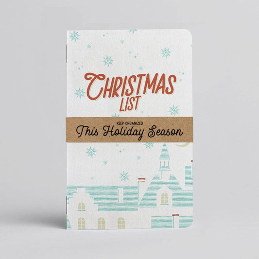 Christmas List Log Book - One 24-page pocket sized logbook