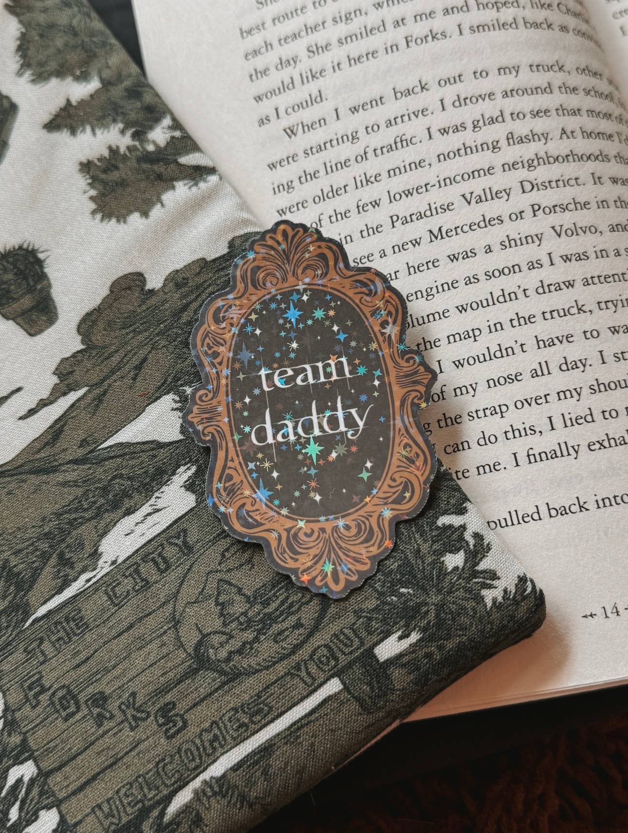 Twilight Team Daddy Bookish Sticker: Standard